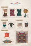 PRE-ORDER Femme Metale Bold - Legendary by Pat Bravo for Art Gallery Fabrics - 0.25 metre - Pre Order Closes January 12 2019 - Ships/Pick Up January 15 2019
