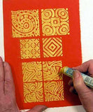 Surface Design Using Shiva Paint Sticks with Val Wilson - Tuesday, February 19
