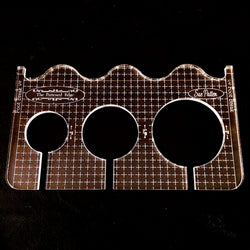 PRE ORDER - Circle Set by Sue Patten - Longarm Machine Quilting Ruler 1/4" - Closes April 30