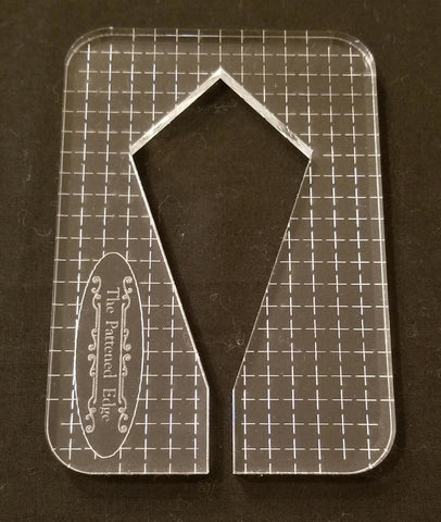 PRE ORDER - 3" Elongated Diamond by Sue Patten - Longarm Machine Quilting Ruler 1/4" - Closes April 30