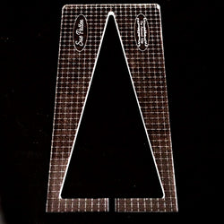 PRE ORDER - Elongated Triangle by Sue Patten - Longarm Machine Quilting Ruler 1/4" - Closes April 30