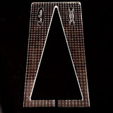 PRE ORDER - Elongated Triangle by Sue Patten - Longarm Machine Quilting Ruler 1/4" - Closes April 30