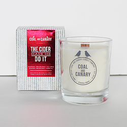 The Cider Made Me Do It Candle by Coal and Canary