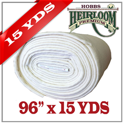 PRE ORDER - Hobbs Heirloom 80/20 Batting - 96" x 13.7 m (15yds) - Regular Price $273.99